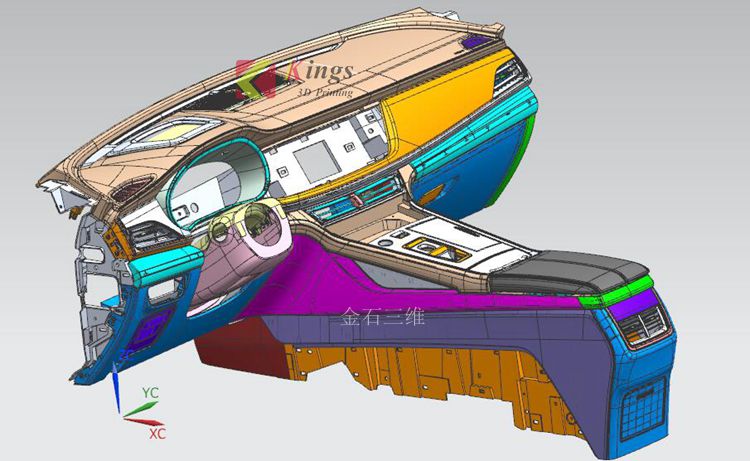 深挖兩年，秋平模型借助金石3D打印機崛起為重慶汽車手板之最