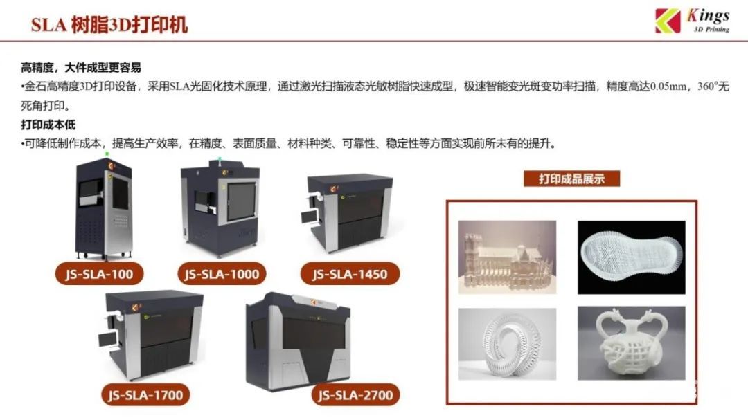 金石三維：全國19個生產(chǎn)基地，超1000臺3D打印設備
